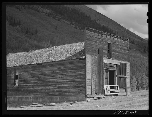 Ghost mining town. Ashcroft, Colorado