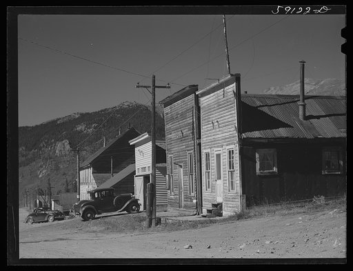 Ghost mining town coming to life because of defense mining boom. Montezuma, Colorado