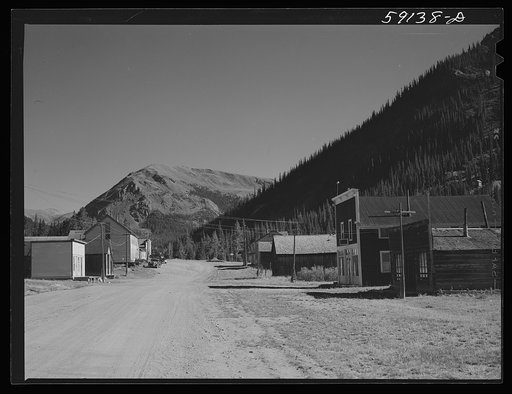 Ghost mining town coming to life because of defense mining boom. Montezuma, Colorado