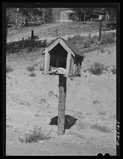 Mailbox on road near Granby, Colorado