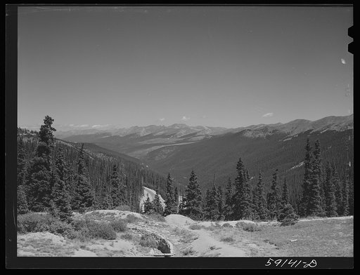 Rocky Mountains. Loveland Pass, near Dillon, Colorado