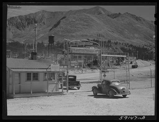 Entrance to Molybdemum Company mine. Climax, Colorado