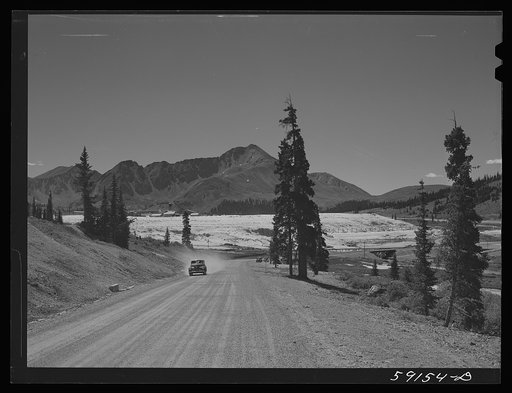Residue from Molybdenum Company mine. Climax Colorado