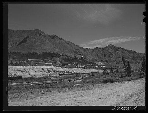 Untitled photo, possibly related to: Molybdenum Company mine. Climax Colorado