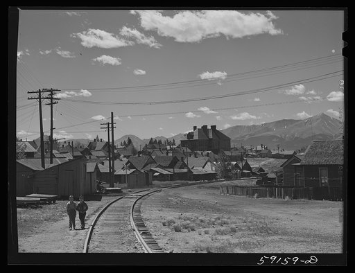 Old mining town. Leadville, Colorado