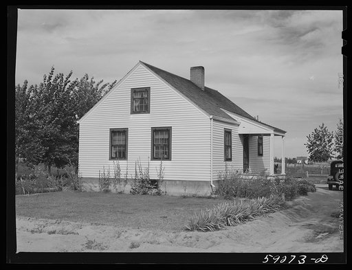 Untitled photo, possibly related to: FSA (Farm Security Administration) project family's home. Scottsbluff, North Platte River Valley, Nebraska