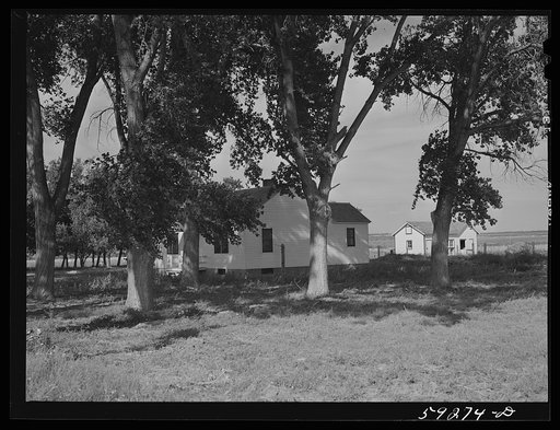 FSA (Farm Security Administration) project family's home. Scottsbluff, North Platte River Valley, Nebraska