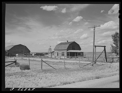 Ranch buildings, Laramie, Wyoming