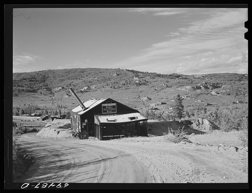 Russell Gulch, ghost mining town near Central City, Colorado