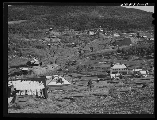 Russell Gulch, ghost mining town near Central City, Colorado
