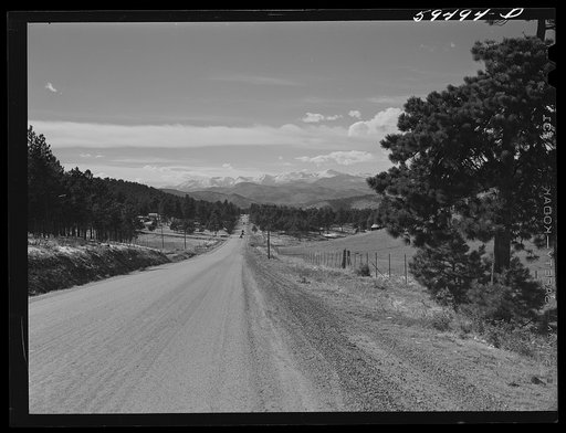Highway from Denver to Idaho Springs, Colorado