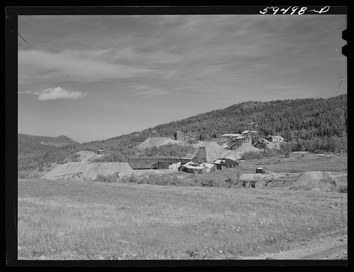 Russell Gulch, ghost mining town near Central City, Colorado