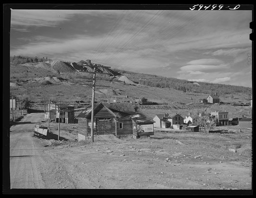 Russell Gulch, ghost mining town near Central City, Colorado