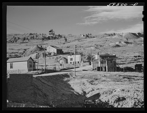 Russell Gulch, ghost mining town near Central City, Colorado
