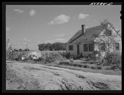 House at Two Rivers Non-Stock Cooperative, a FSA (Farm Security Administration) co-op. Waterloo, Nebraska