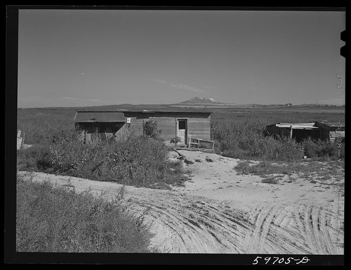 Untitled photo, possibly related to: Abandoned farms and homes in the dry land area of the Sandhills northeast of Scottsbluff, Nebraska. See general caption number 1