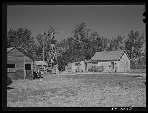 Buildings on A.E. Scott's farm northeast of Scottsbluff, Nebraska (see general caption number one)