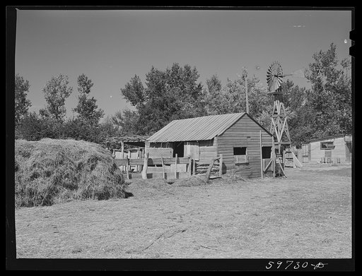 Buildings on A.E. Scott's farm northeast of Scottsbluff, Nebraska (see general caption number one)