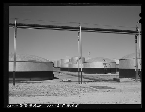 Untitled photo, possibly related to: Barnsdall oil refinery. Wichita, Kansas