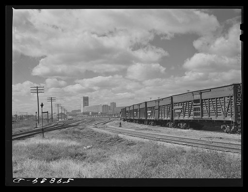 Stockyards and flour mill. Wichita, Kansas