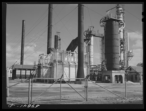 Barnsdall oil refinery. Wichita, Kansas