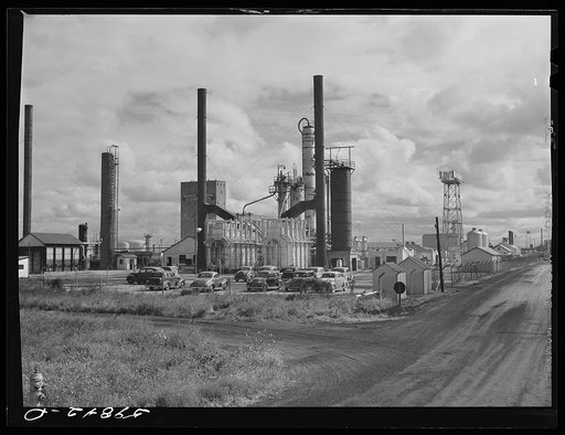 Barnsdall oil refinery. Wichita, Kansas