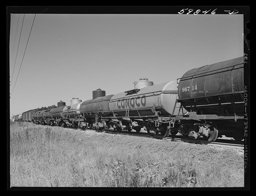 Wichita, Kansas. Oil tank cars