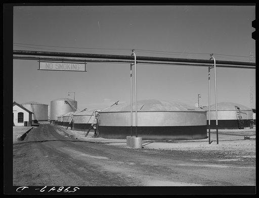 Barnsdall oil refinery. Wichita, Kansas