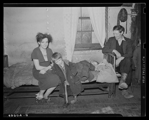 The Blizzard family, residents of coal mining town. Kempton, West Virginia