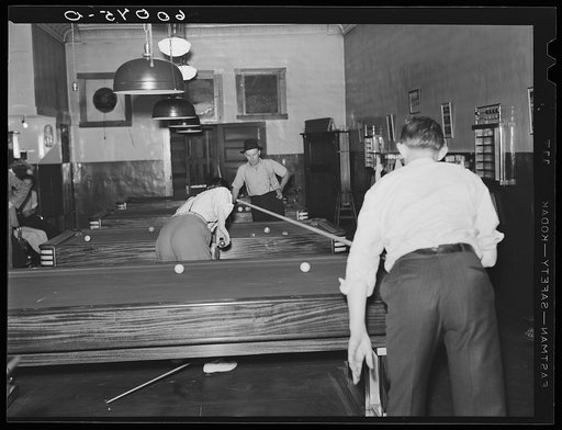 Pool hall. Elkins, West Virginia