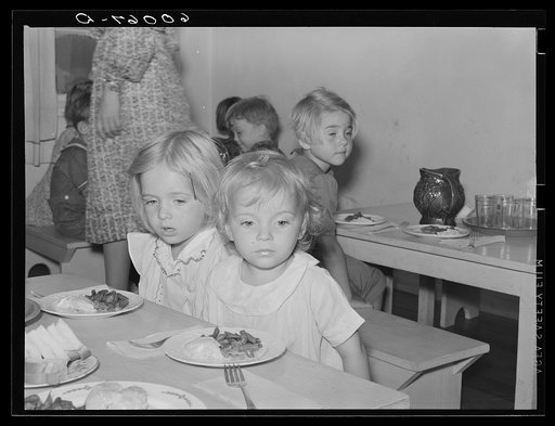 Nursery schoolchildren. Tygart Valley Homesteads, West Virginia