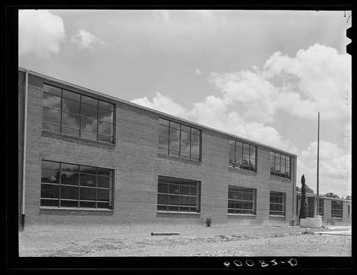 New school and community center. Tygart Valley Homesteads, West Virginia
