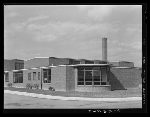 New school and community center. Tygart Valley Homesteads, West Virginia
