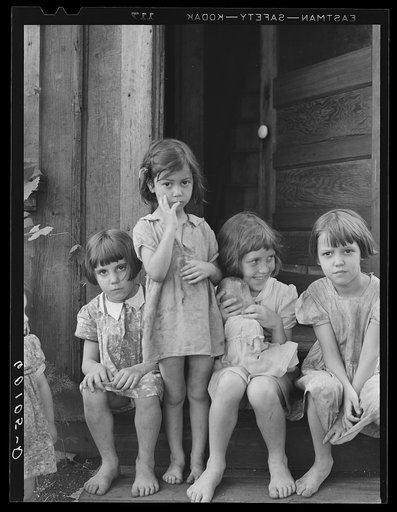 Children living in slum area. Elkins, West Virginia