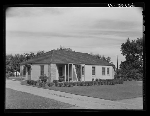 One of the smaller, one-story houses. Greendale, Wisconsin