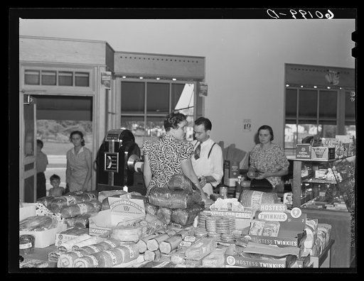 Untitled photo, possibly related to: Food store. Greendale, Wisconsin