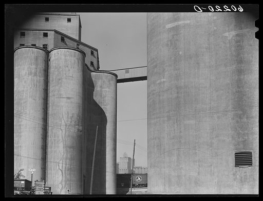 Grain elevators of Washburn-Crosby Company. Minneapolis, Minnesota