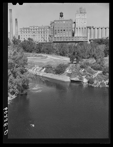 Pillsbury flour mill. Minneapolis, Minnesota