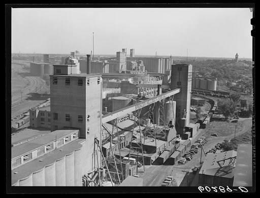 Spencer-Kellogg Company, manufacturers of linseed oil. Minneapolis, Minnesota