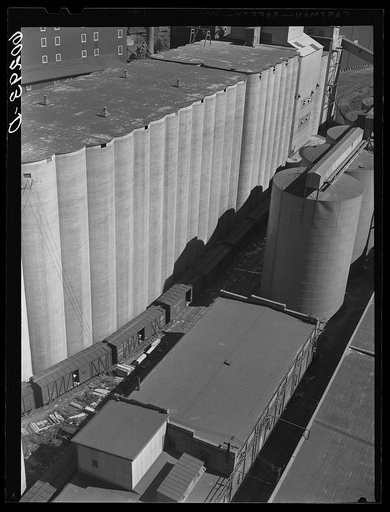 Archer-Daniels grain elevator. Minneapolis, Minnesota