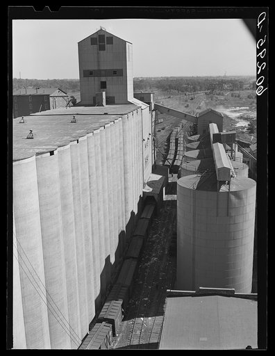 Part of Archer-Daniels Company grain elevator. Minneapolis, Minnesota