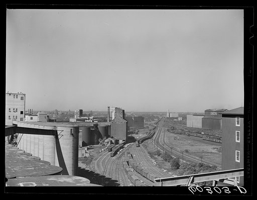 Untitled photo, possibly related to: Mill and elevator district. Minneapolis, Minnesota