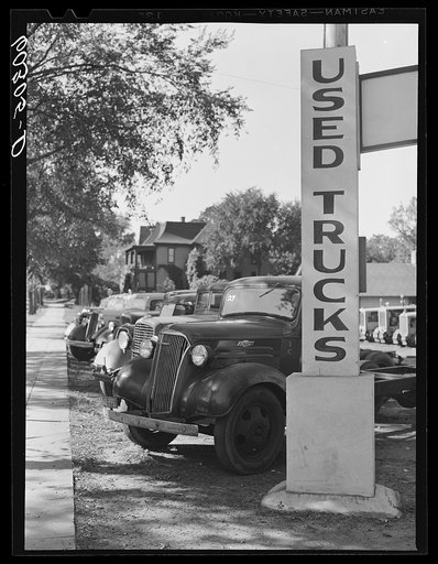 Used truck lot. Minneapolis, Minnesota