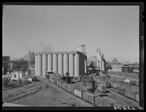 Grain elevator and flour mill district. Minneapolis, Minnesota