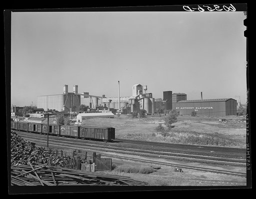 Grain elevators. Minneapolis, Minnesota