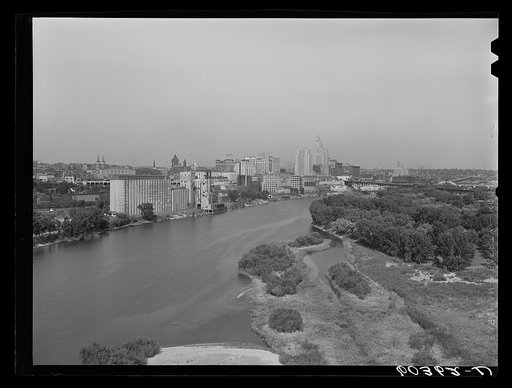 Saint Paul, Minnesota, on the Mississippi River