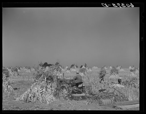 Cultivating ground. Greenhills, Ohio farm