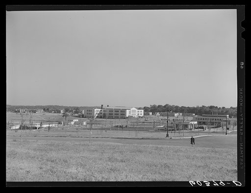 Greenhills, Ohio. Swimming pool, community center, business district