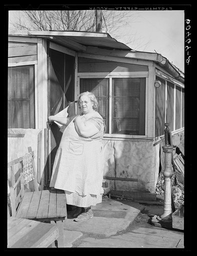 Resident of riverfront shacktown. Dubuque, Iowa