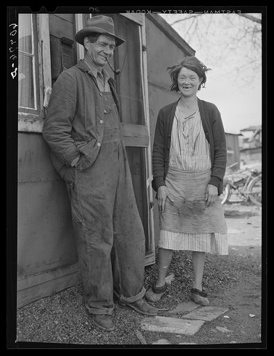 Untitled photo, possibly related to: Woman who lives in riverfront shacktown. Dubuque, Iowa